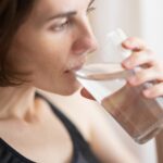 womandrinking water