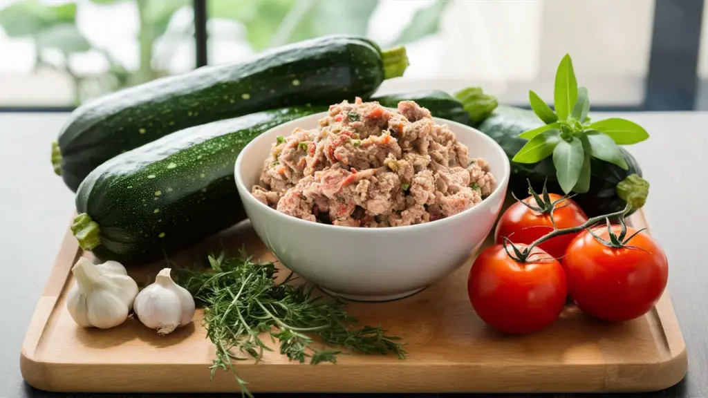 zucchini marinara tomatoes turkey ingredients