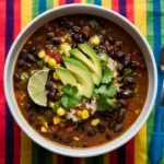 black bean and corn chowder spicy