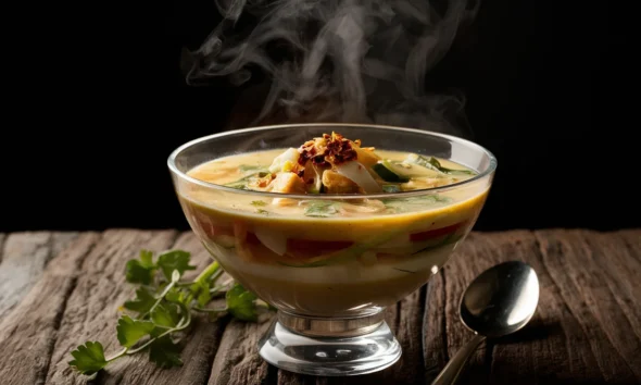 flavorful thai coconut curry soup