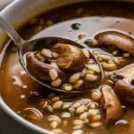 healthy mushroom barley soup