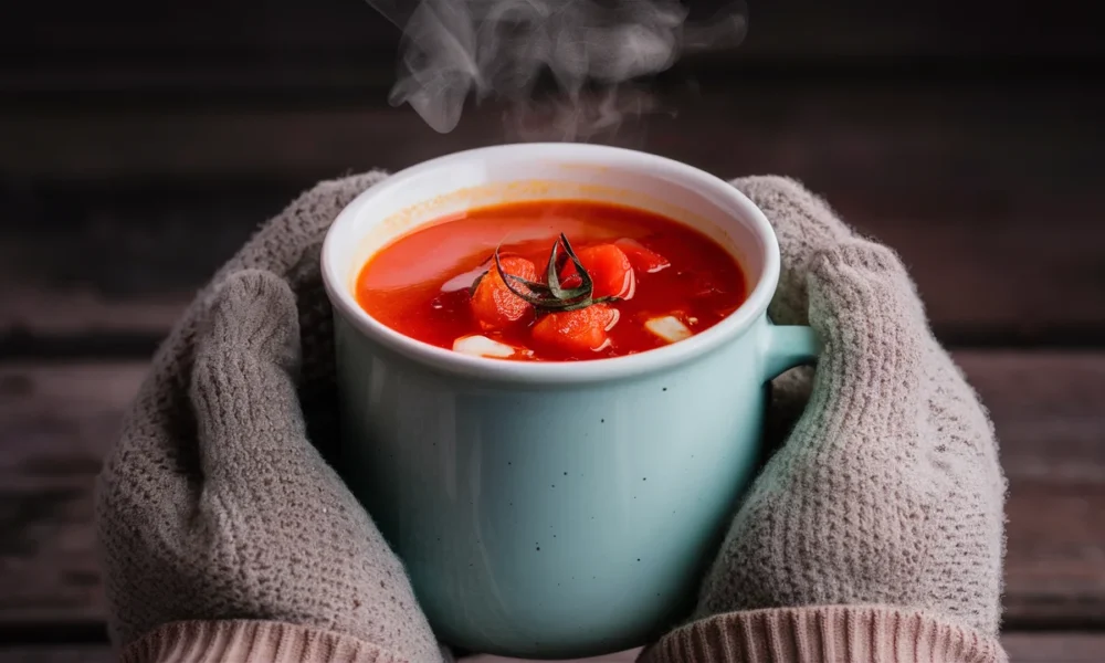 roasted tomato soup with garlic