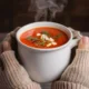 comforting roasted tomato soup