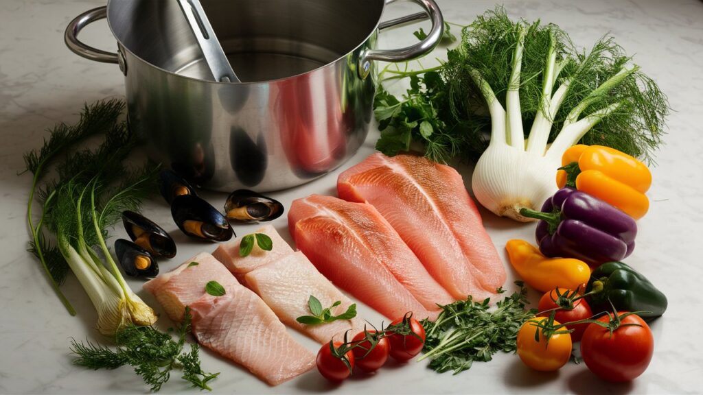 ingredients for mediterranean seafood stew recipe