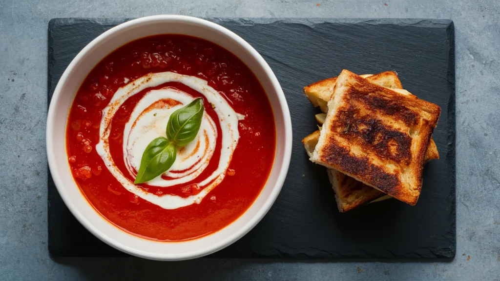 velvety roasted tomato soup