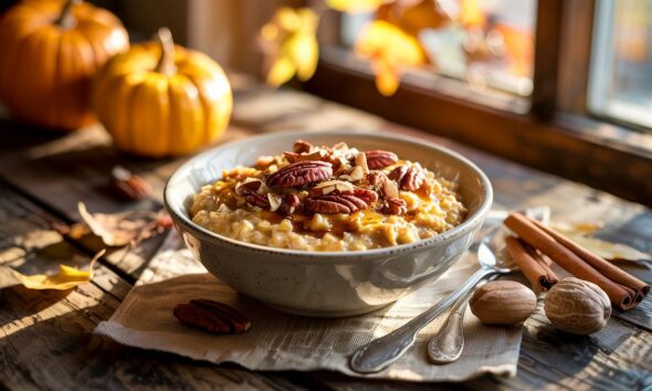 delicious and healthy pumpkin spice oatmeal recipe