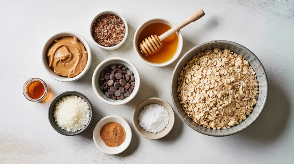 no bake peanut butter energy balls ingredients