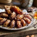 almond butter stuffed dates