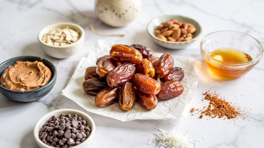 almond butter stuffed dates ingredients