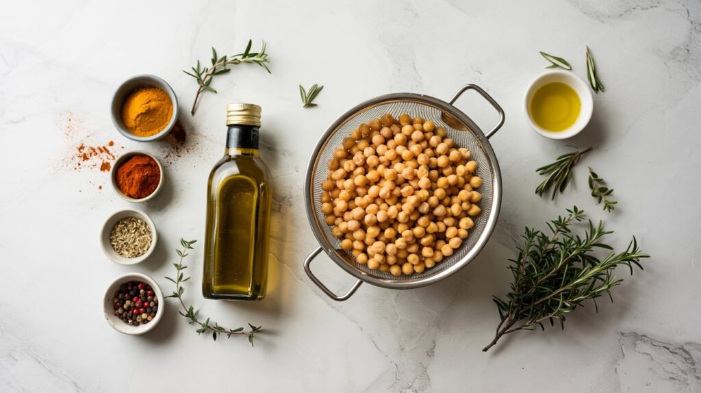crispy roasted chickpeas ingredients