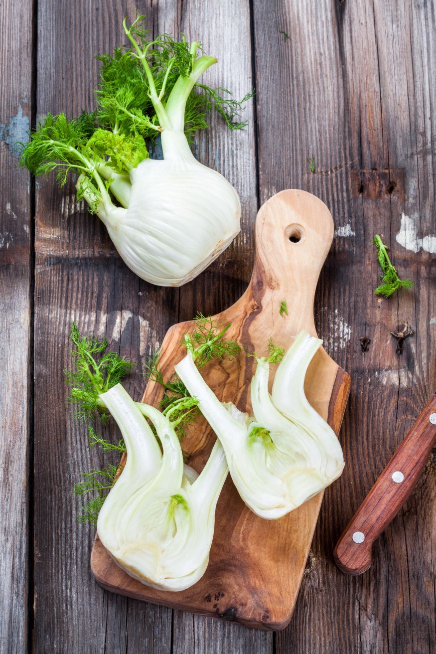 fresh organic fennel