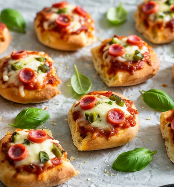 mini pita pizza bites