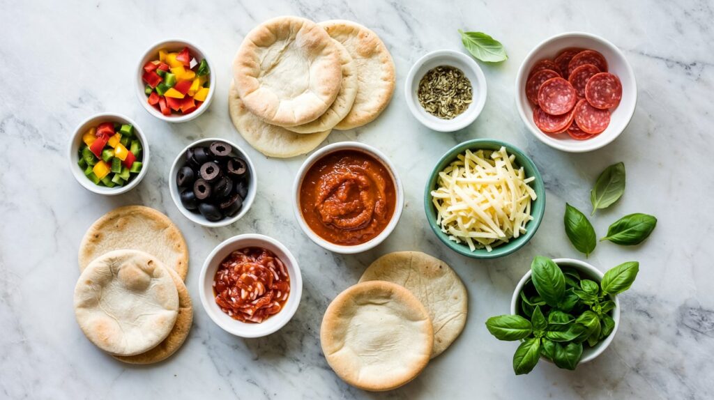 mini pita pizza bites ingredients