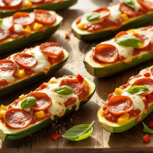 zucchini pizza boats featured