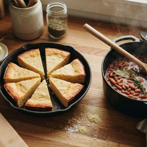 pinto beans and cornbread 2